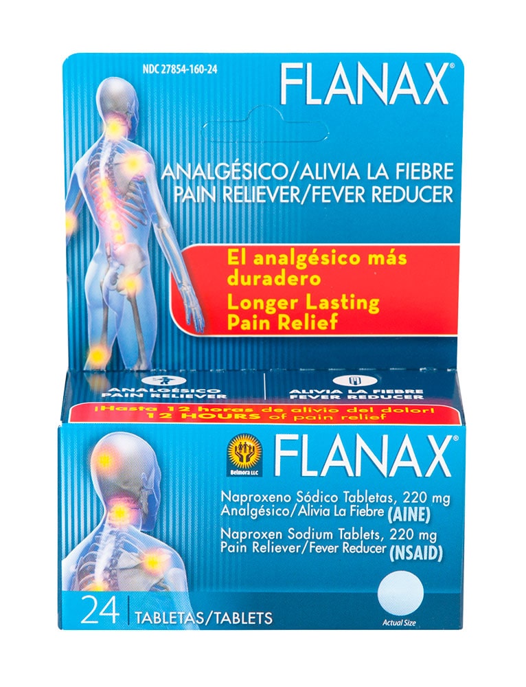 Flanax Pain Reliever Tablets