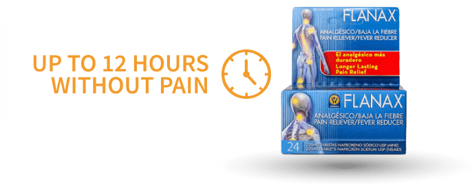 Package with text Until 12 hours without pain